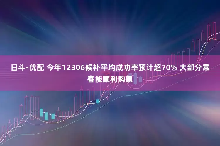 日斗-优配 今年12306候补平均成功率预计超70% 大部分乘客能顺利购票